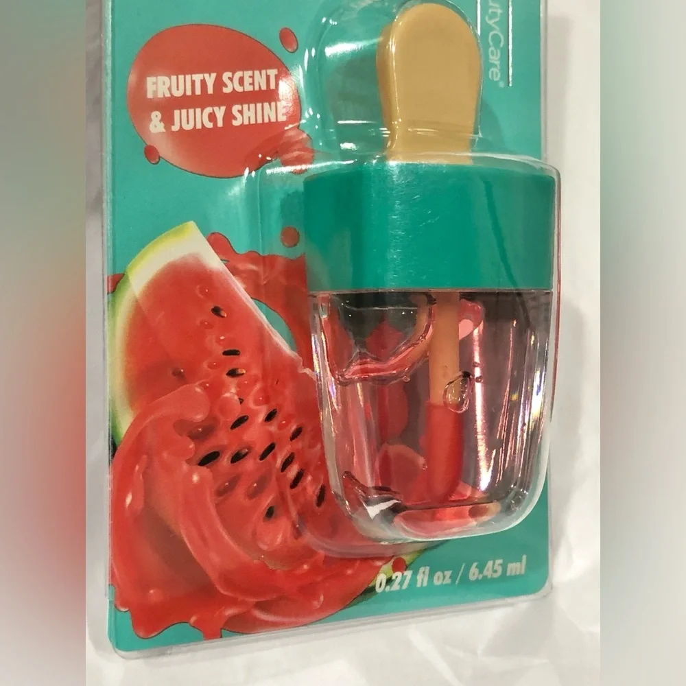Watermelon flavored fruity scent juicy shine hydrating lip‎ oil new